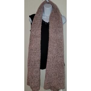 Old Navy Pink Multi Color Fluffy Knit Scarf Fuzzy Warm New With Tags